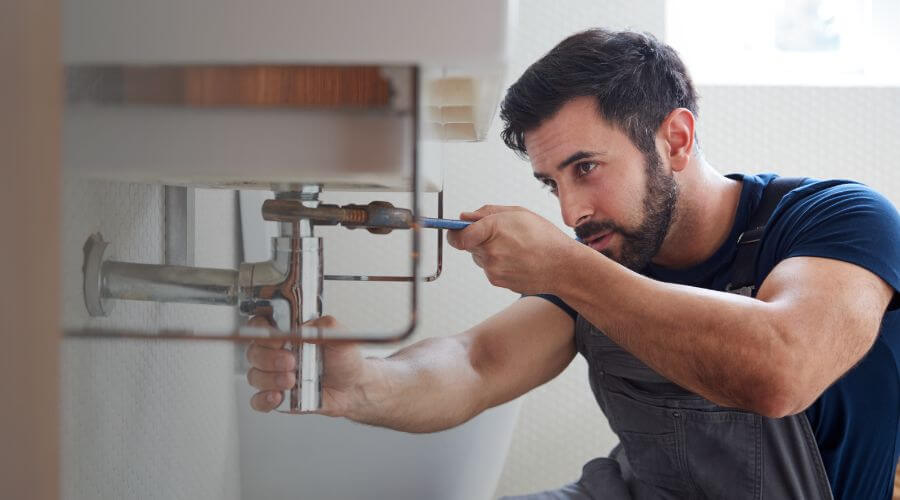 Sink faucet installation in Farmersville, IL
